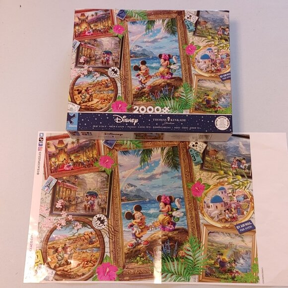 Complete Framed Disney 2000pcs Puzzle - Picture 2 of 3